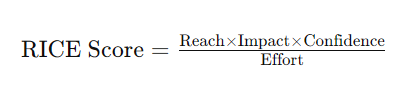 rice score calculation